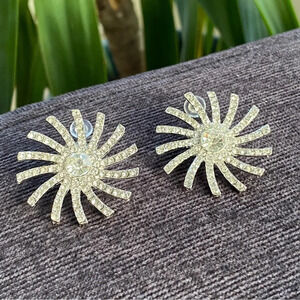 Starburst Rhinestone Earrings